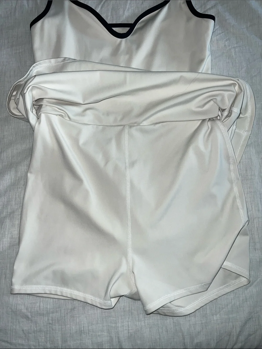 Reformation Athletic Tennis Dress Skort Ecomove Size Large Casual White Mini